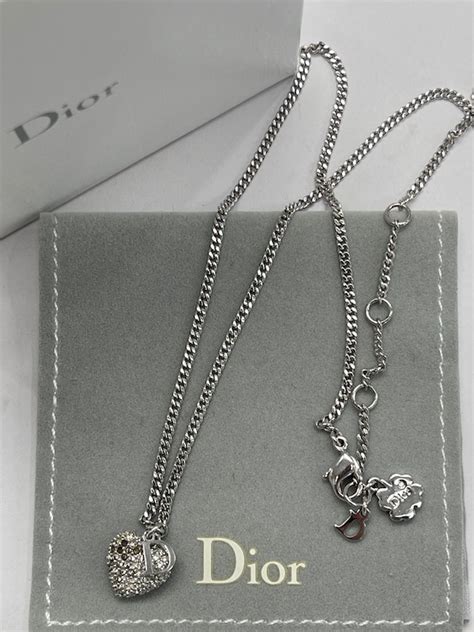 miss dior charm|genuine christian dior necklace.